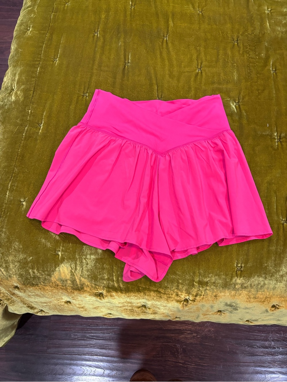 Aerie OFFLINE High-Waist Pink Skort Shorts